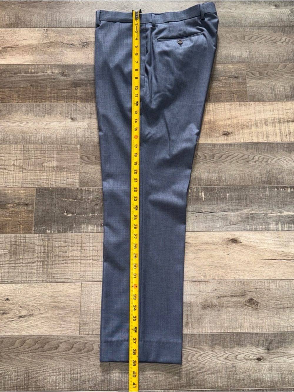 Ted Baker of London men’s blue suit 40 Long jacket, pants 34 long - Picture 11 of 16